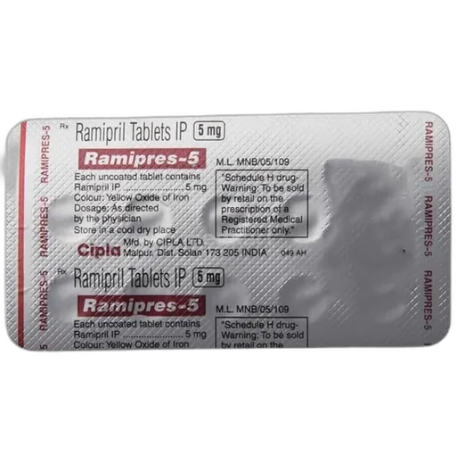 ramipres 5mg tablet 10's
